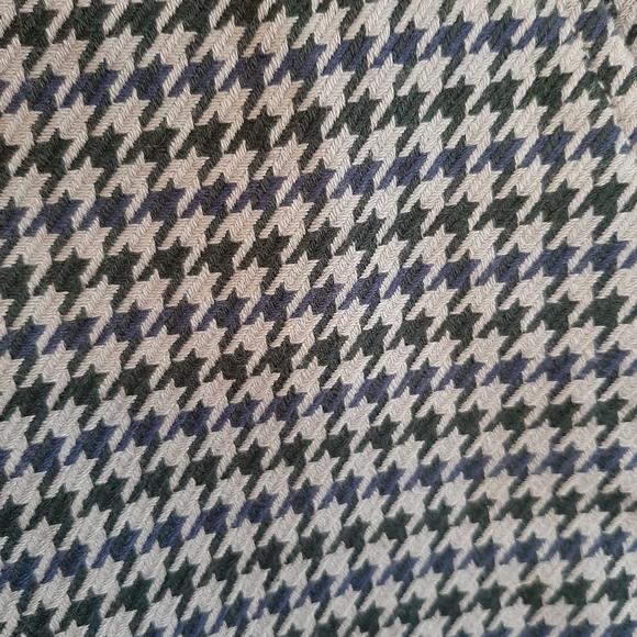 Volcom Flip Your Lid Gaucho Crop Pants 3 Houndstooth Capris Grunge Academia 90s - Picture 5 of 8